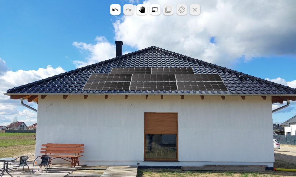 Fotowoltaika - wstępny projekt dla klienta.